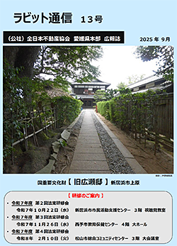ラビット通信 13号